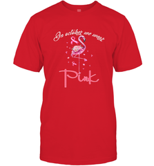 In October We Wear Pink Pumpkin Breast Cancer Halloween Men's T-Shirt Men's T-Shirt - jonhlittlestore88