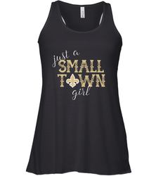 NFL Small Town New Orleans Football Girl, Great Christmas Gift Women's Racerback Tank