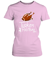 Turkey And Football Thanksgiving Day Football Fan Holiday Gift Women's T-Shirt Women's T-Shirt - jonhlittlestore88