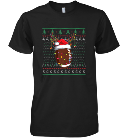 NFL Ugly Christmas Sweater Football Christmas Funny Kids Boys Men's Premium T-Shirt Men's Premium T-Shirt / Black / XS Men's Premium T-Shirt - jonhlittlestore88