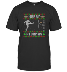 NFL Mens Funny Ugly Christmas Football Sport Team Kicker Gift Men's T-Shirt