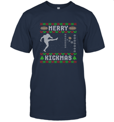 NFL Mens Funny Ugly Christmas Football Sport Team Kicker Gift Men's T-Shirt