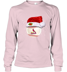 St. Louis Cardinals Logo Baseball Ball Christmas Santa Hat Xmas Sport Funny Snow Long Sleeve T-Shirt Long Sleeve T-Shirt - jonhlittlestore88