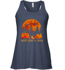 Happy Camp O Ween Funny Camping Halloween Costume Camper RV Women's Racerback Tank Women's Racerback Tank - jonhlittlestore88