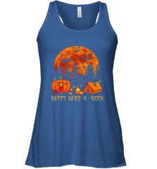 Happy Camp O Ween Funny Camping Halloween Costume Camper RV Women's Racerback Tank Women's Racerback Tank - jonhlittlestore88