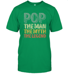 Pop The Man The Myth The Legend Father's Day Men's T-Shirt Apparel - jonhlittlestore88