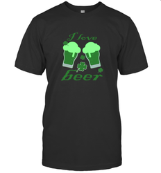I love beer Lucky st patricks day shirt Men's T-Shirt