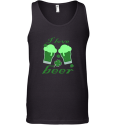 I love beer Lucky st patricks day shirt Men's Tank Top