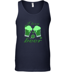 I love beer Lucky st patricks day shirt Men's Tank Top