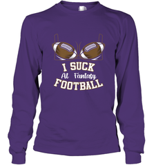 NFL i suck at fantasy football funny football christmas birthday Long Sleeve T-Shirt Long Sleeve T-Shirt - jonhlittlestore88