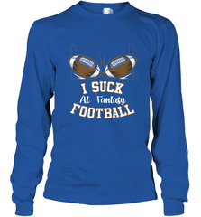 NFL i suck at fantasy football funny football christmas birthday Long Sleeve T-Shirt Long Sleeve T-Shirt - jonhlittlestore88