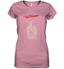 The Grim Reaper Angle Of Death Cool Halloween Gift Women's V-Neck T-Shirt Women's V-Neck T-Shirt - jonhlittlestore88