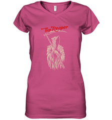 The Grim Reaper Angle Of Death Cool Halloween Gift Women's V-Neck T-Shirt Women's V-Neck T-Shirt - jonhlittlestore88