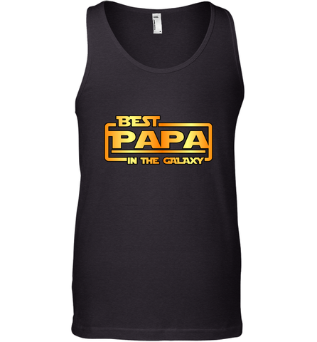 The best Papa in the galaxy Men's Tank Top Men's Tank Top / Black / XS Apparel - jonhlittlestore88
