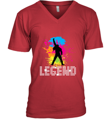 Legends Live Forever Rock Star Music Tees Men's V-Neck Men's V-Neck - jonhlittlestore88