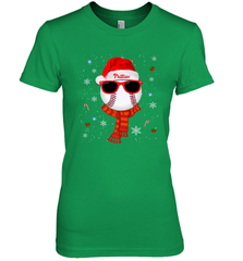 Philadelphia Phillies Logo Christmas Baseball Player Glasses Santa Hat Pajama Gift Women's Premium T-Shirt Women's Premium T-Shirt - jonhlittlestore88