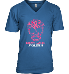 Tattoo Skull Halloween Breast Cancer Awareness Men's V-Neck Men's V-Neck - jonhlittlestore88