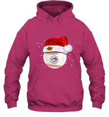 Toronto Blue Jays Logo Baseball Ball Christmas Santa Hat Xmas Sport Funny Snow Hooded Sweatshirt Hooded Sweatshirt - jonhlittlestore88