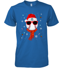 Seattle Mariners Logo Christmas Baseball Player Glasses Santa Hat Pajama Gift Men's Premium T-Shirt Men's Premium T-Shirt - jonhlittlestore88
