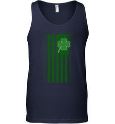Lucky St. Patrick's Day Irish American Flag T Shirt Men's Tank Top