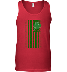 Lucky St. Patrick's Day Irish American Flag T Shirt Men's Tank Top Men's Tank Top - jonhlittlestore88