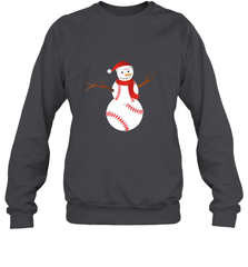 Snowman Baseball Christmas Crewneck Sweatshirt Crewneck Sweatshirt - jonhlittlestore88