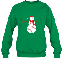 Snowman Baseball Christmas Crewneck Sweatshirt Crewneck Sweatshirt - jonhlittlestore88