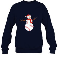 Snowman Baseball Christmas Crewneck Sweatshirt Crewneck Sweatshirt - jonhlittlestore88