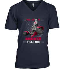 Oklahoma Sooners Win Lose Or Tie Men's V-Neck Men's V-Neck - jonhlittlestore88