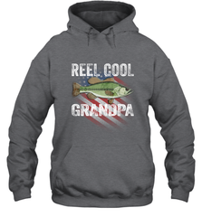 REEL COOL GRANDPA Hooded Sweatshirt Apparel - jonhlittlestore88