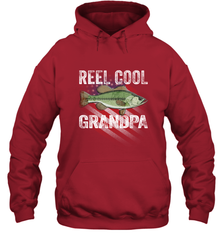 REEL COOL GRANDPA Hooded Sweatshirt Apparel - jonhlittlestore88