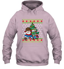 NFL Ugly Christmas Dabbing Santa Football Gift Hooded Sweatshirt Hooded Sweatshirt - jonhlittlestore88