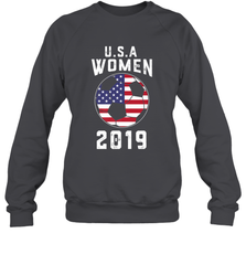 USA United States Women 2019 Soccer US Futbol Crewneck Sweatshirt Crewneck Sweatshirt - jonhlittlestore88