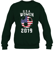 USA United States Women 2019 Soccer US Futbol Crewneck Sweatshirt Crewneck Sweatshirt - jonhlittlestore88