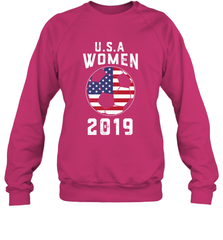USA United States Women 2019 Soccer US Futbol Crewneck Sweatshirt Crewneck Sweatshirt - jonhlittlestore88