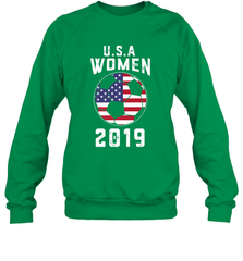 USA United States Women 2019 Soccer US Futbol Crewneck Sweatshirt Crewneck Sweatshirt - jonhlittlestore88