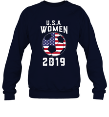 USA United States Women 2019 Soccer US Futbol Crewneck Sweatshirt Crewneck Sweatshirt - jonhlittlestore88