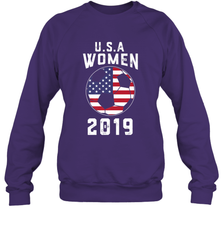 USA United States Women 2019 Soccer US Futbol Crewneck Sweatshirt Crewneck Sweatshirt - jonhlittlestore88