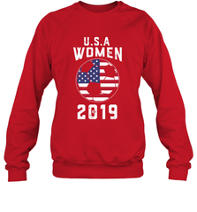 USA United States Women 2019 Soccer US Futbol Crewneck Sweatshirt Crewneck Sweatshirt - jonhlittlestore88