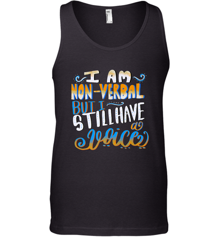 Special Needs NonVerbal Autism Awesome Men's Tank Top Men's Tank Top / Black / XS Men's Tank Top - jonhlittlestore88