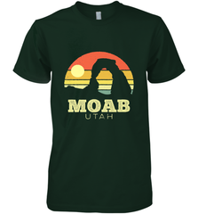 Moab Utah Vintage Sunset Arches Adventure Outdoors Men's Premium T-Shirt Men's Premium T-Shirt - jonhlittlestore88