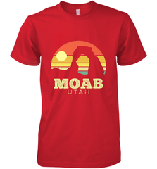 Moab Utah Vintage Sunset Arches Adventure Outdoors Men's Premium T-Shirt Men's Premium T-Shirt - jonhlittlestore88