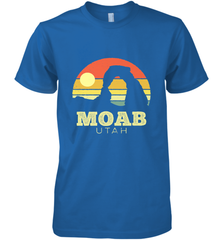 Moab Utah Vintage Sunset Arches Adventure Outdoors Men's Premium T-Shirt Men's Premium T-Shirt - jonhlittlestore88