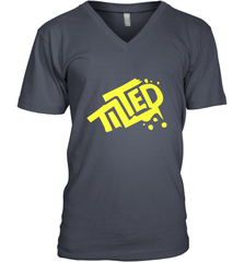 Fortnite Tilted (Yellow Logo) Men's V-Neck Men's V-Neck - jonhlittlestore88