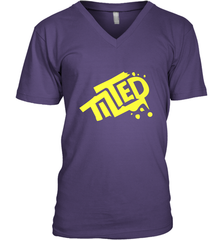 Fortnite Tilted (Yellow Logo) Men's V-Neck Men's V-Neck - jonhlittlestore88