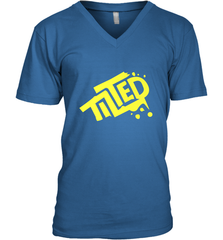 Fortnite Tilted (Yellow Logo) Men's V-Neck Men's V-Neck - jonhlittlestore88