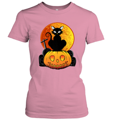 Happy Halloween Spooky Pumpkins Black Cat For Women Women's T-Shirt Women's T-Shirt - jonhlittlestore88