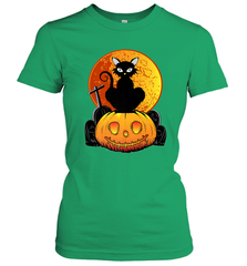 Happy Halloween Spooky Pumpkins Black Cat For Women Women's T-Shirt Women's T-Shirt - jonhlittlestore88