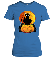 Happy Halloween Spooky Pumpkins Black Cat For Women Women's T-Shirt Women's T-Shirt - jonhlittlestore88