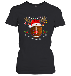 NFL Washington Redskins Football Reindeer Antlers Christmas Funny Gift Women's T-Shirt